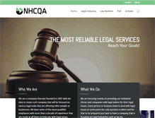 Tablet Screenshot of nhcqa.org